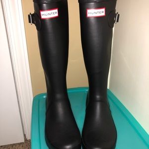 Original Hunter Boots Black Matte